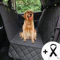 Waterproof Soft Black Universal Polyester Padded Hammock Rear Back Seat Mat Pet Dog Car Seat Cover