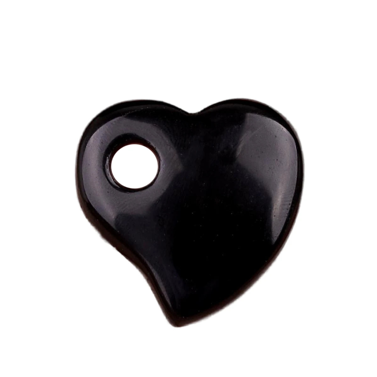 Fashion Gemstone 30MM Heart Shape Obsidian Natural Stone Pendant Crystals Designer Jewelry for Keychain Necklace Make Gift