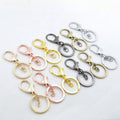 Factory Wholesale Lot Alloy Lobster Buckle Keychains Manufacturer Supplier Keyring Diy Craft Making Accessories Metal Key Chains