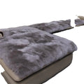 MWFur Sofa Cushion Australian Sheepskin Floor Rug Seat Cover Winter Warm Rug Long Wool Sofa Cover Natural Sheepskin
