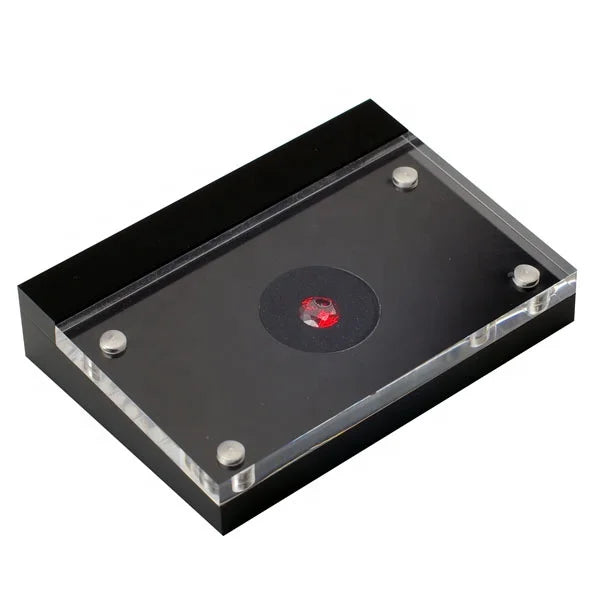 Professional Wholesale Stylish with Magnetic Acrylic Cover Gemstone Diamond Gem Display Box