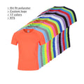 Unisex  Tshirt 100% Polyester Fast Dry T-shirts Custom logo Running Tshirt Men Women