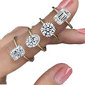 Classic 18K Gold 1CT Oval Cut Lab Grown Filled Diamond Engagement Wedding Ring IGI Certified Unisex Jewelry MegaBDM