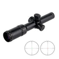 Outdoor Shockproof 800G Recoil Tactical Telescopic Sight 1.5-6X24E Illuminated Red Green Mid Rang IP67 Waterproof Hunting Scope