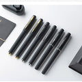 Cheap PinGlory High Quality Promotional Gift Novelty Plastic 0.5mm Black Ink Gel Pens Custom Printed Logo Environmentally