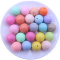 Factory Direct Sell Fashion Bubblegum 20MM Round Ball Shape Randomly Mixed Acrylic Beads for Chunky Necklace