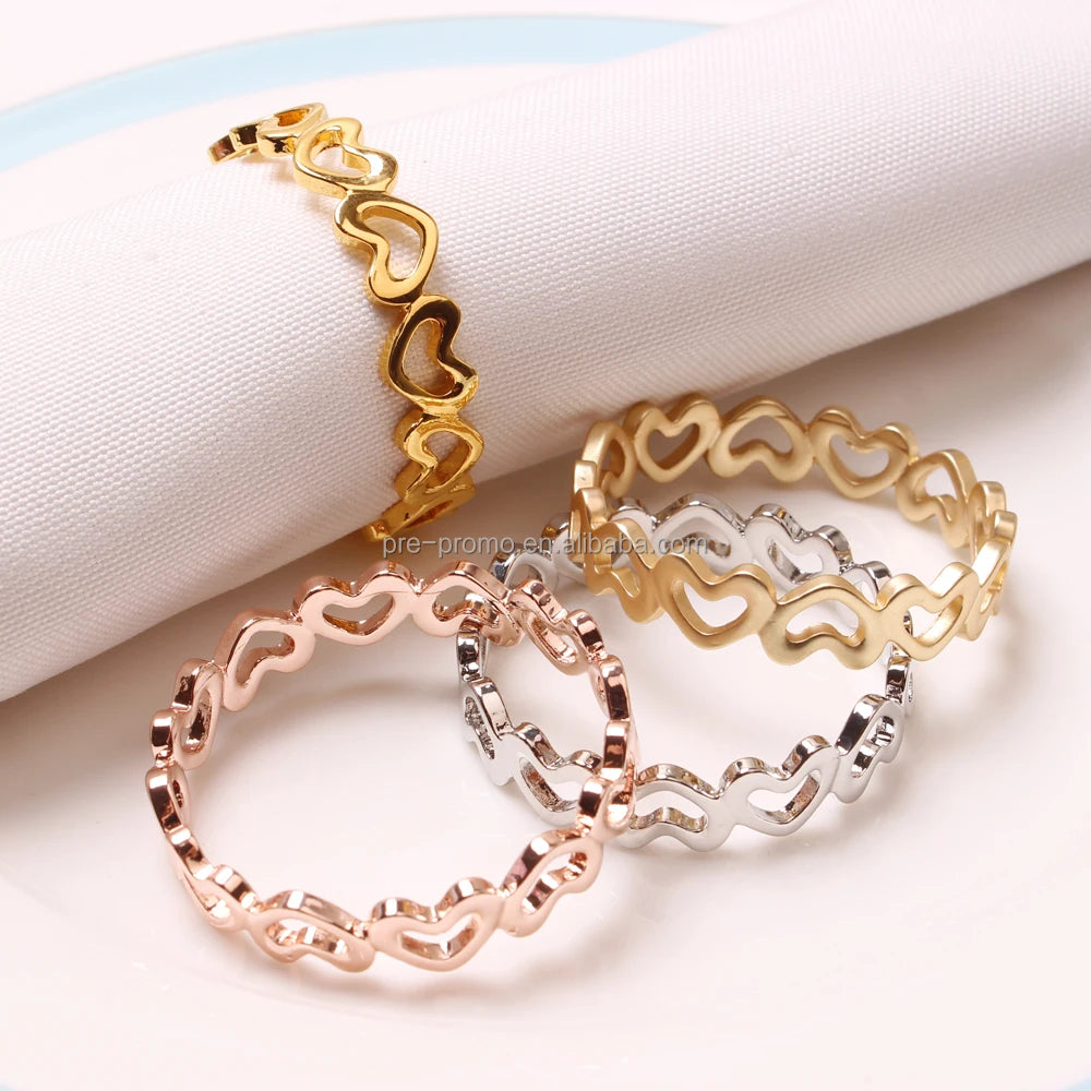 Wholesale Metal Love Valentine's Wedding Napkin Ring