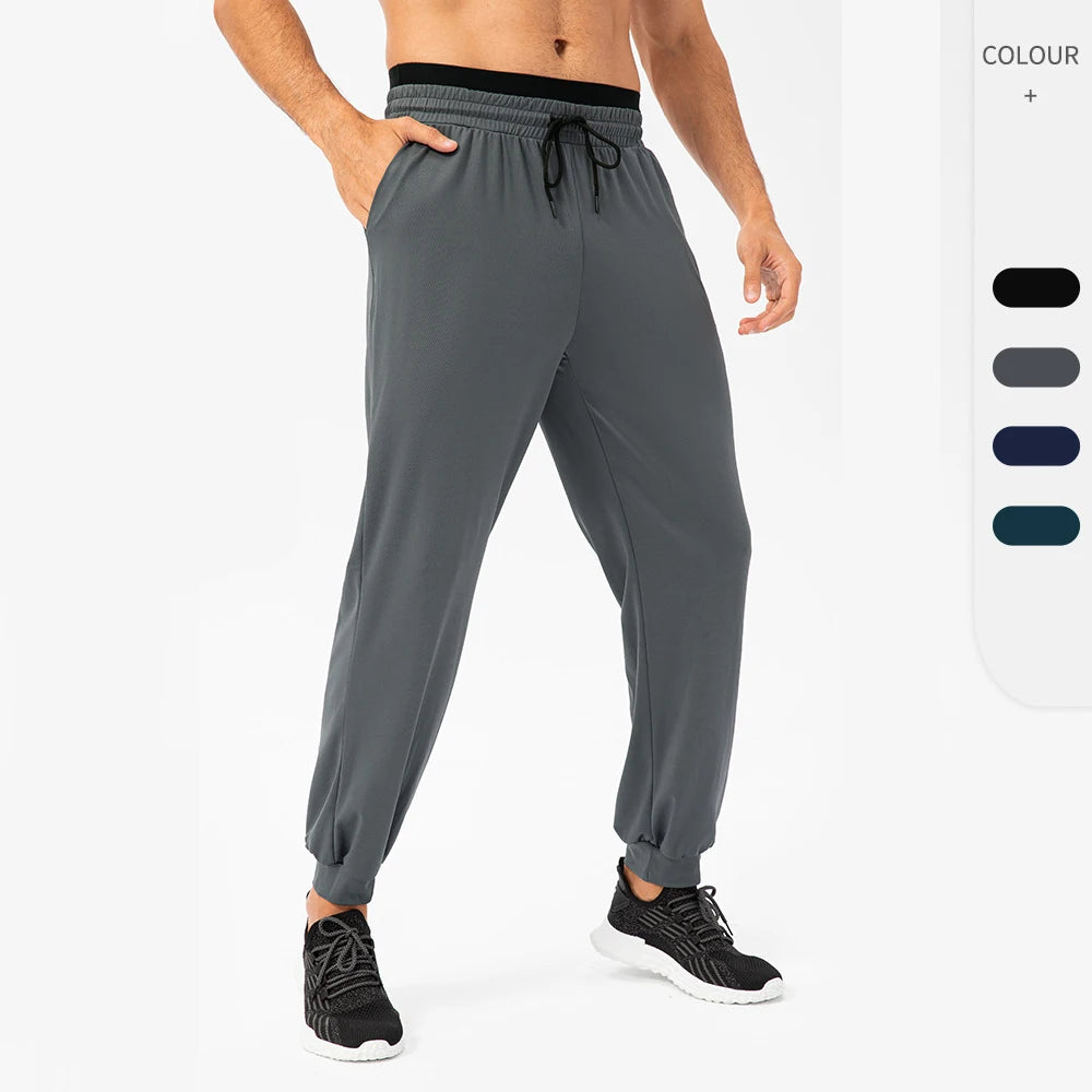 Sports Pants With Waist Drawstring and Multiple Pockets Design Men's Trousers Men's Loose Jogger Fitness Casual Bermuda Shorts