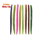 3.9inch 0.21oz 8colors Floating Shad Worm Bass Bait Plastic Soft Fishing Grub Earthworm for Bass Fishing