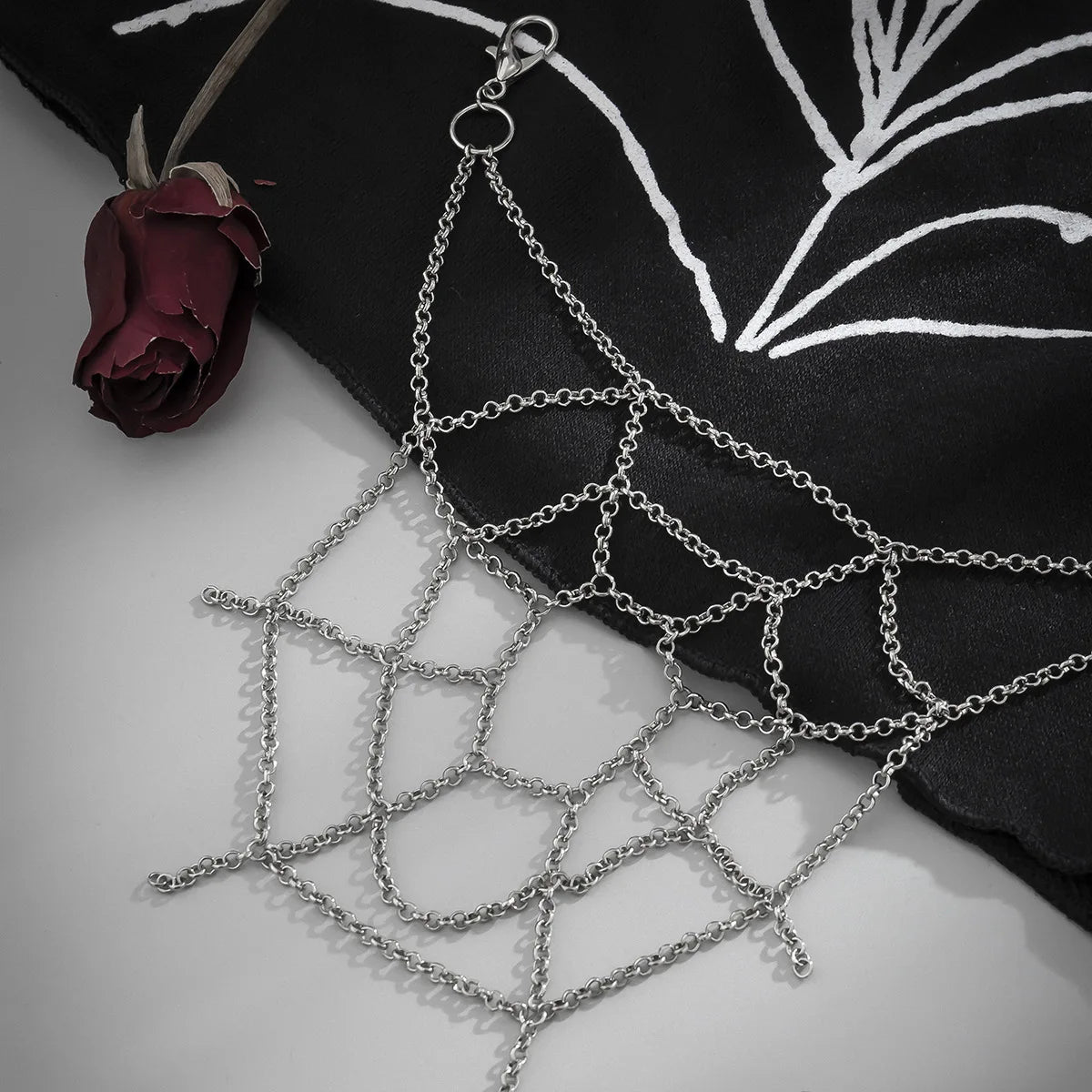 Hip Hop Punk Spider Exaggerated Tassel Body Chain Gothic Dark Chain Body Chain