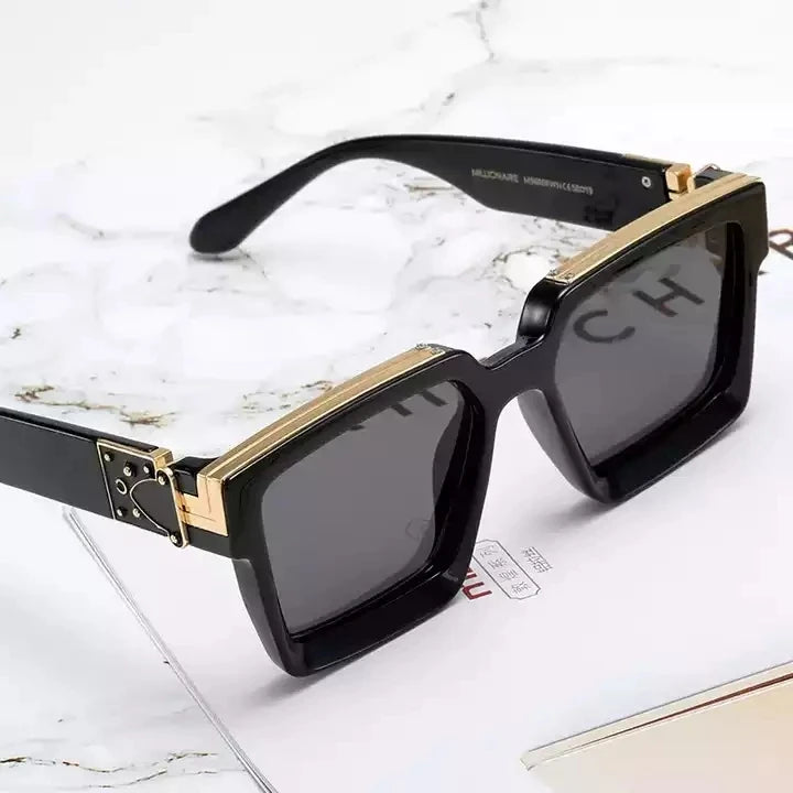 2022 Sunglasses Men Fashion Millionaire Brand Designer Sunglasses Mens Gafas De Sol Square Trendy Luxury Women Sun Glasses