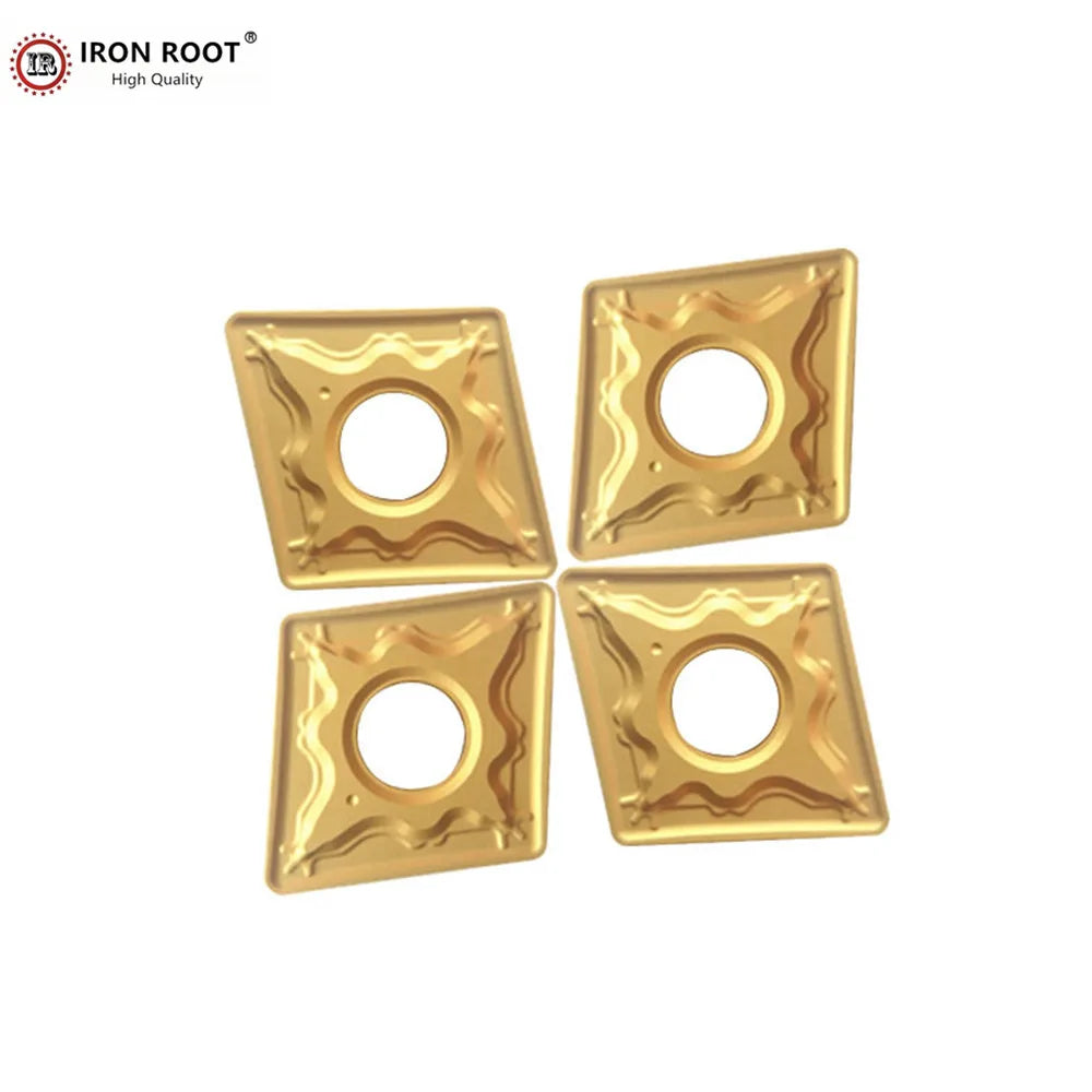 IRON ROOT 10P CNMG120408-HM TG4025 PCD Coated CNC Metal Lathe Turning Carbide Insert