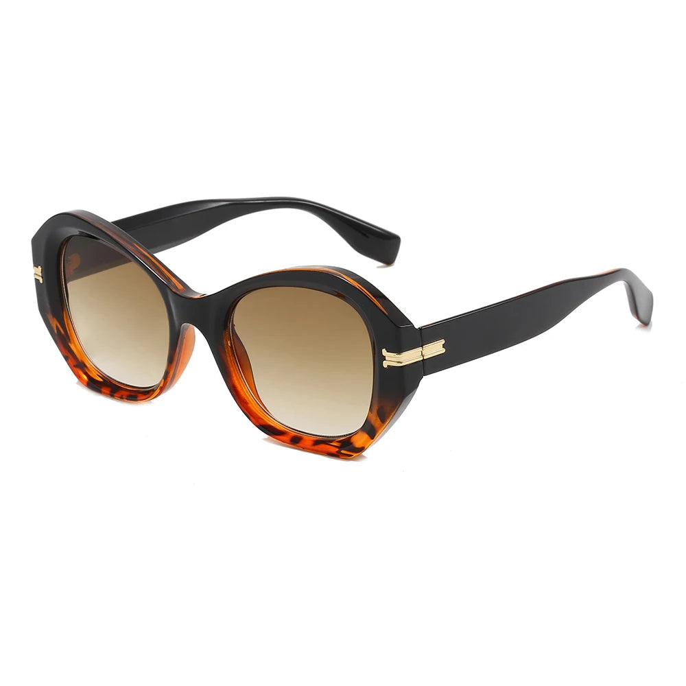 Superhot Eyewear 20606 Fashion 2023 Retro Irregular Gradient Cat Eye Shades Sunglasses