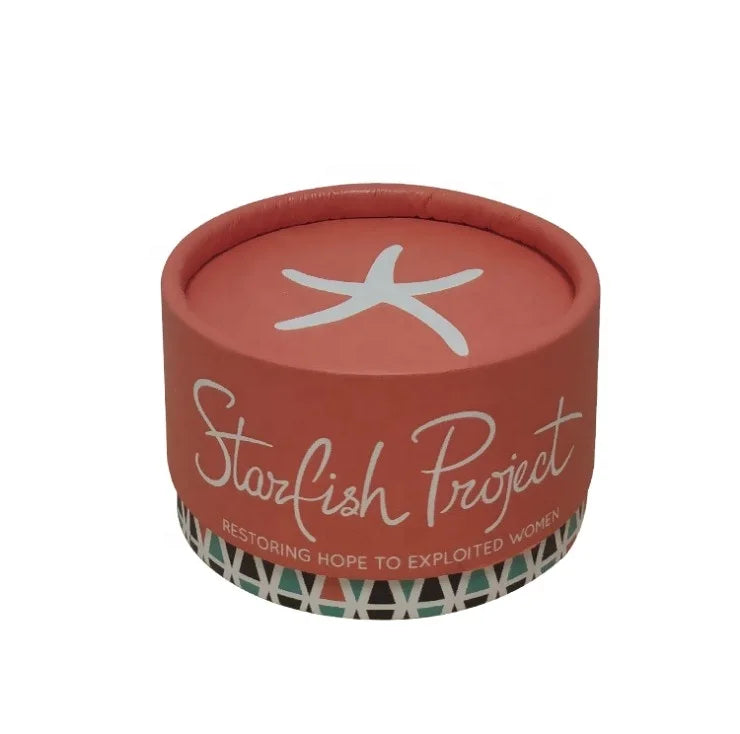 Refined Oil Bottle Cosmetics Cylinder Paper Can Packaging Box Jewelry Round Gift Box Can Be Customized LOGO