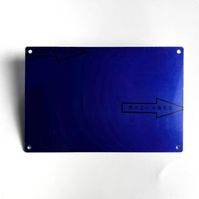 Custom Stainless Steel Paint Aluminum Laser Print Cut Engraved Nameplate