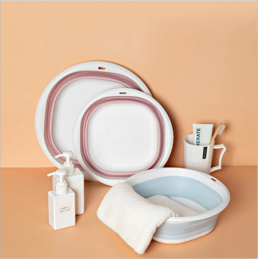 One Stop Shopping Collapsible Portable Wash Basin Dishpan Folding Wash Wasin Collapsible Outdoor Basin