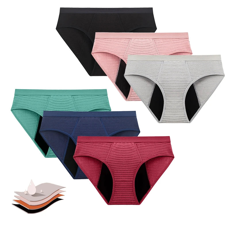 Low MOQ Special Use for Women Period Time Menstrual Underwear Panties Washable Wholesale Menstrual Panties