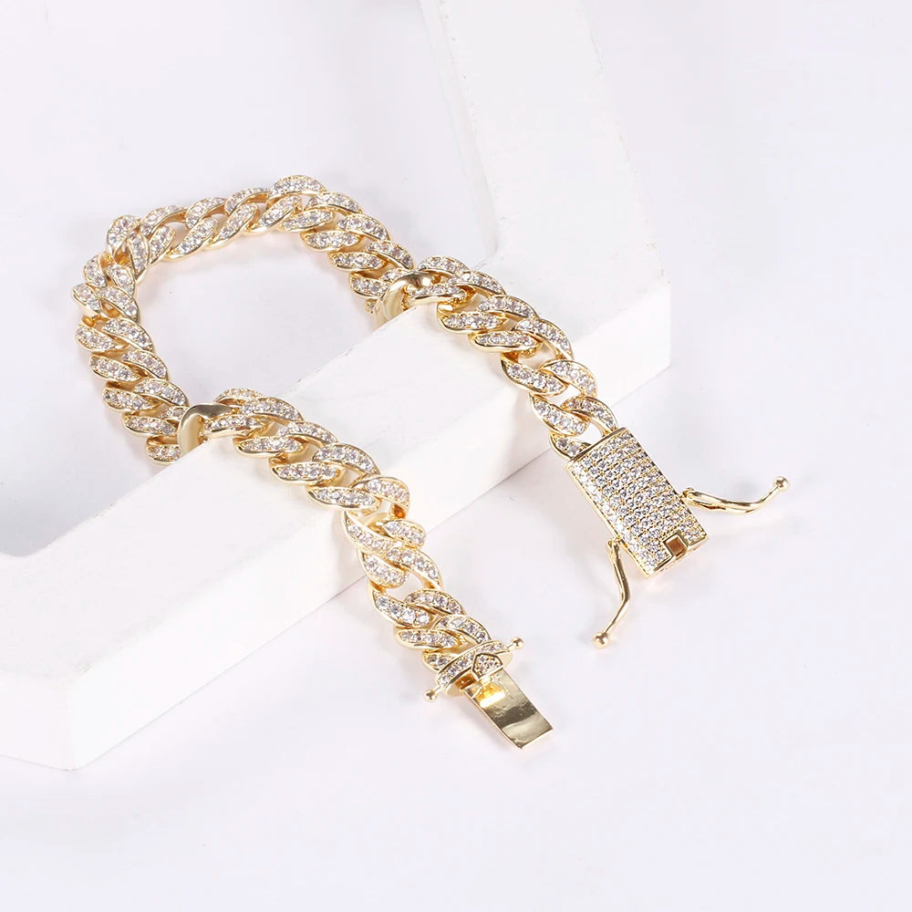 Earn Money Online Pulsera Handmade Solomon Tennis Charm Bracelet Custom Braided Shackle Mens Fashion 925 Silver Gold Zircon