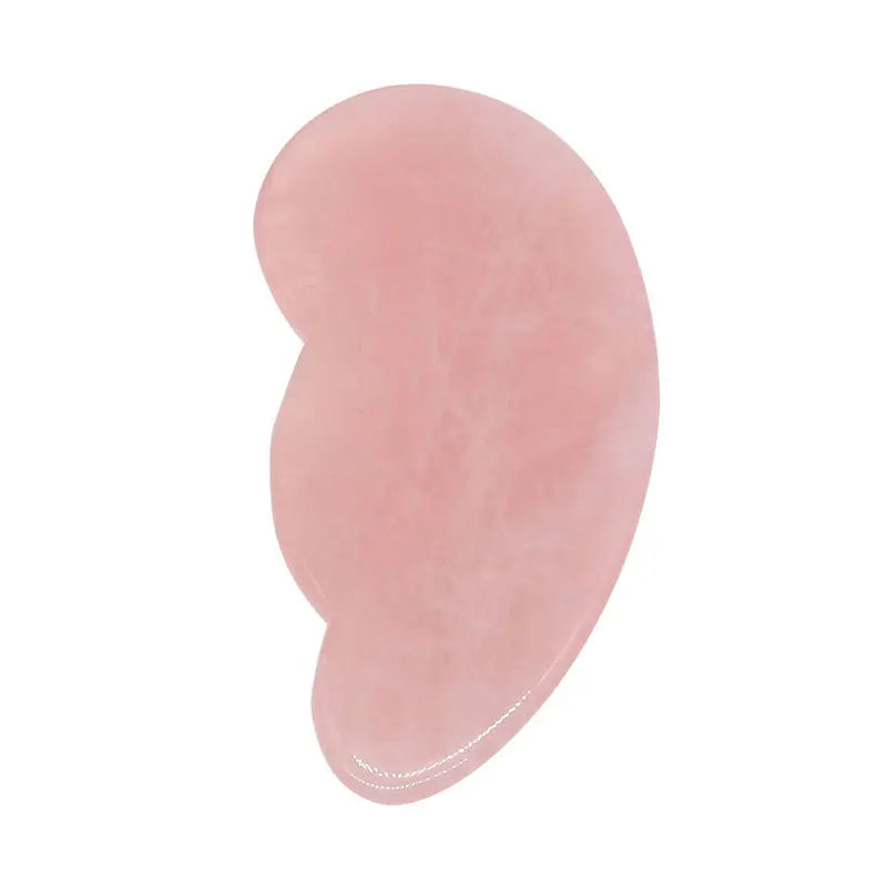 DIY Custom Logo Bian Stone Rose Quartz Gua Sha Set Guasha Board