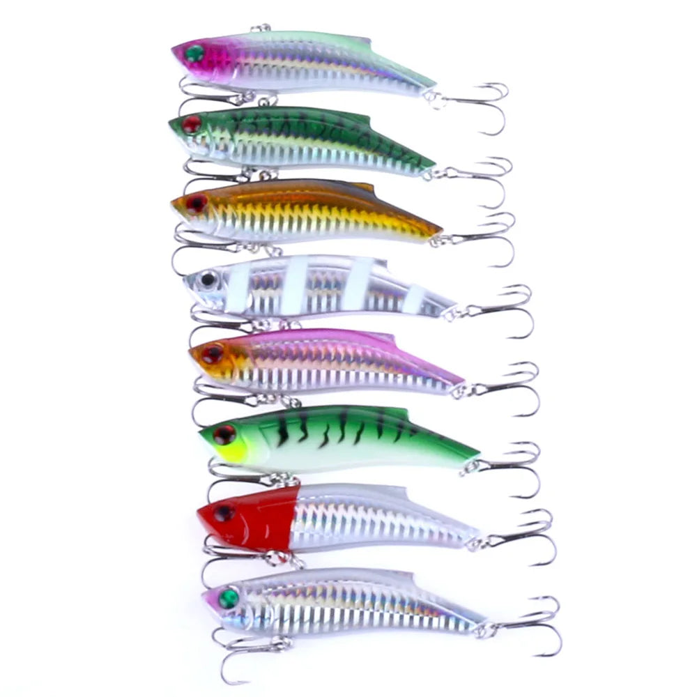 9CM-28G-#6 Hard Plastic VIB Lure Hook Sinking&topwater Fishing Lure