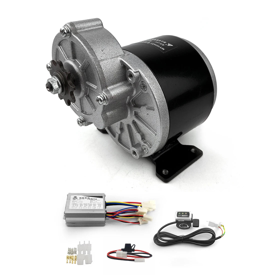 Diy 24V36V 350W Electric Bike Brush Low Speed Electric Bicycle Motor Kit With Thumb Throttle