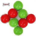 Eco-Friendly TPR Brush Squeaky Dog Ball Luxury Durable Training Pet Toy for Cats Packaged in Bag Made of Silicone