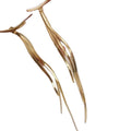 2025 Fringe Earrings Korean New Fashion Smile Gold Silver Bar Long Thread Tassel Drop Earrings Party Women Jewelry