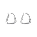 Trendy Silver Gold Statement Hoop Earrings Cute New Arrival Wedding Anniversary Engagement Party Gift Wholesale Contracted