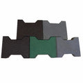 Anti Slip Dog Bone Horse Stable Rubber Paver Outdoor Playground Rubber Pavers for Garden MegaBDM