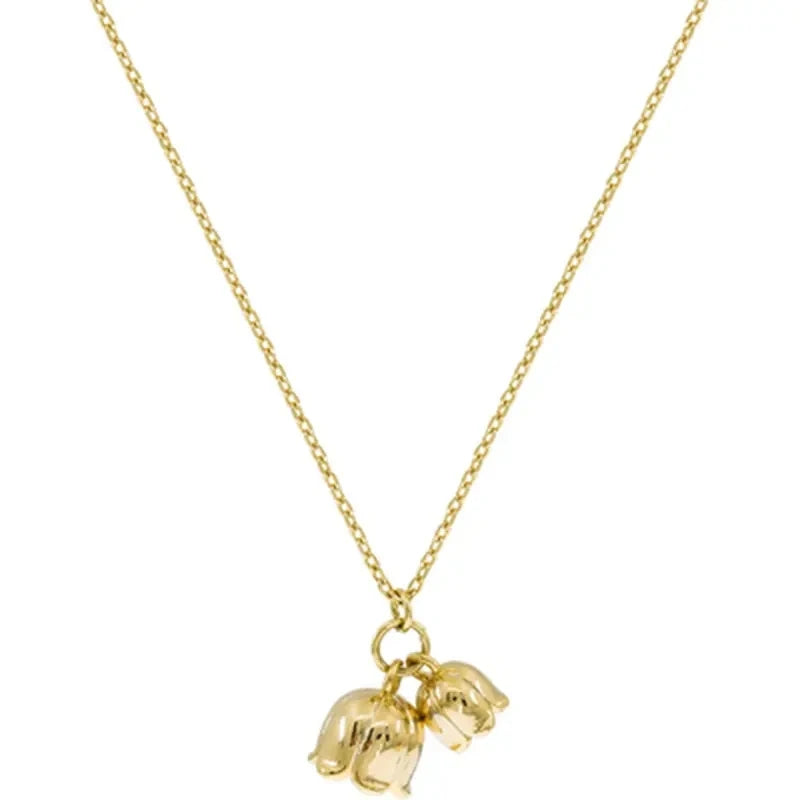 Fashion Jewelry 925 Sterling Silver Flower Pendant Necklace for Women Versatile 925 Silver Clavicle Necklace Jewelry Wholesale