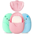 50Pcs Portable Disposable Cleaning Soap Paper New Cartoon Cute Travel Paper Soap Disposable Bear Soap
