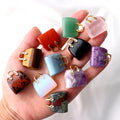 Wholesale Healing Crystal Gemstone Mini Size Small Rose Quartz Crystal Carving Bags Natural Crystal Crafts