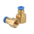 4mm to 1/8" 1/4" Female Thread Tube Connector Garden Slip Lock Quick Coupling Pneumatic Fittings