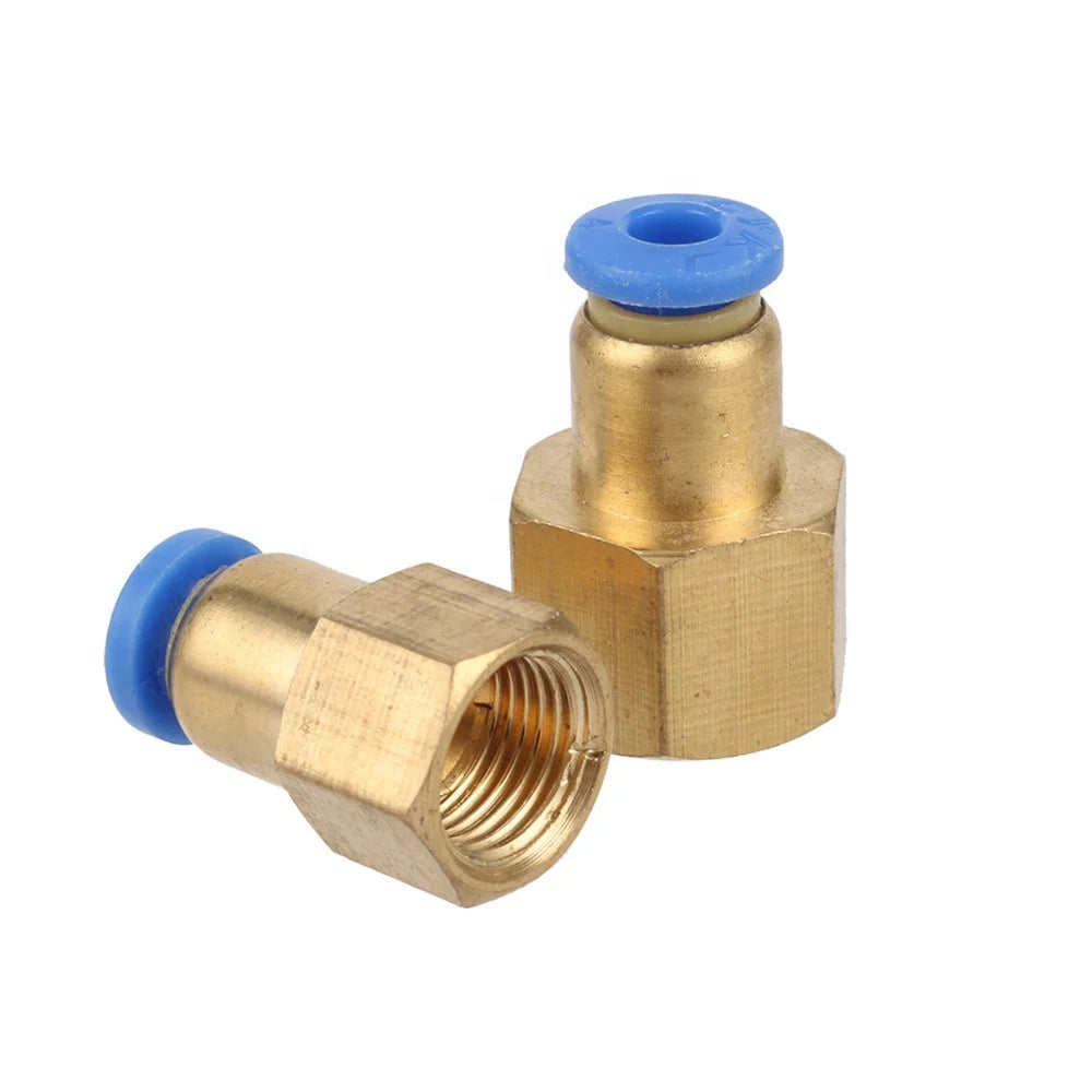 4mm to 1/8" 1/4" Female Thread Tube Connector Garden Slip Lock Quick Coupling Pneumatic Fittings