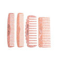 MiDairy Manufacturers Direct Selling Wide Tooth Comb Custom logo pink Acetate  Hairdressing Combs