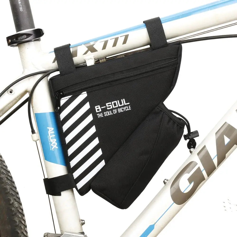 B-soul Factory Customized Unisex Sport Bicycle Accessories Storage Bag Travel Triangle Saddle Frame Cycling Bike Bag MegaBDM