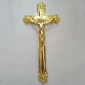 Jesus1# Gold Corner Casket Handles Crucifix Premium Funeral Supplies for Caskets Coffins Accessories