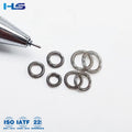 Beryllium Copper Stainless Steel Slanted Canted Coil Spring High Voltage Conductive Finger Contact O Shape Spring for Seals