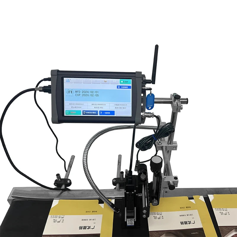 Color TIJ Inkjet Printer APP Remote Control Multi Language High-precision 600DPI Coding Machine