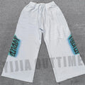 Custom Oversize Cotton Flare Sweatpants Dtg Printing Logo Richstone Sweatpants for Men