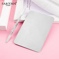 Makeup Spatula Eyeshadow Palette Stainless Steel Nail Spatula Tool Cosmetic Mixing Palette