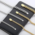 Stainless Steel 14k 18k 24k Real Gold Plated Hip Hop Jewelry Luxury Heavy Solid Miami Cuban Link Hip Hop Cuban Bracelet