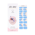 Huizi New Hot Sales 3D Semi Cured Gel Nail Art Stickers Eco-friendly Free Sample High Quality Long Lasting Nail Strips Wraps