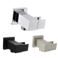 Adjustable Handheld Shower Holder Wall Mount Bracket Bathroom Modern Design Eco-Friendly Brass Construction Chrome Finish Easy