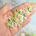 Christmas House Gingerbread Man Slice Polymer Clay Sprinkles Mix for DIY Resin Shaker Slime Filling Phone Nail Art Decoration