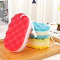 Natural Bath Brush Shower Magic with Rope Rinse Free for Baby Body Cleaning