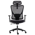 High Back Swivel Executive Office Chair Adjustable Ergonomic Mesh Conference-Foldable with Headrest Durable Metal Frame