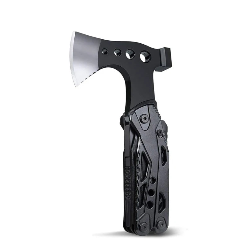 Most Popular Portable Multi-Function Hammer Camping Survival Axe with Pliers Industrial Grade Knife Tool