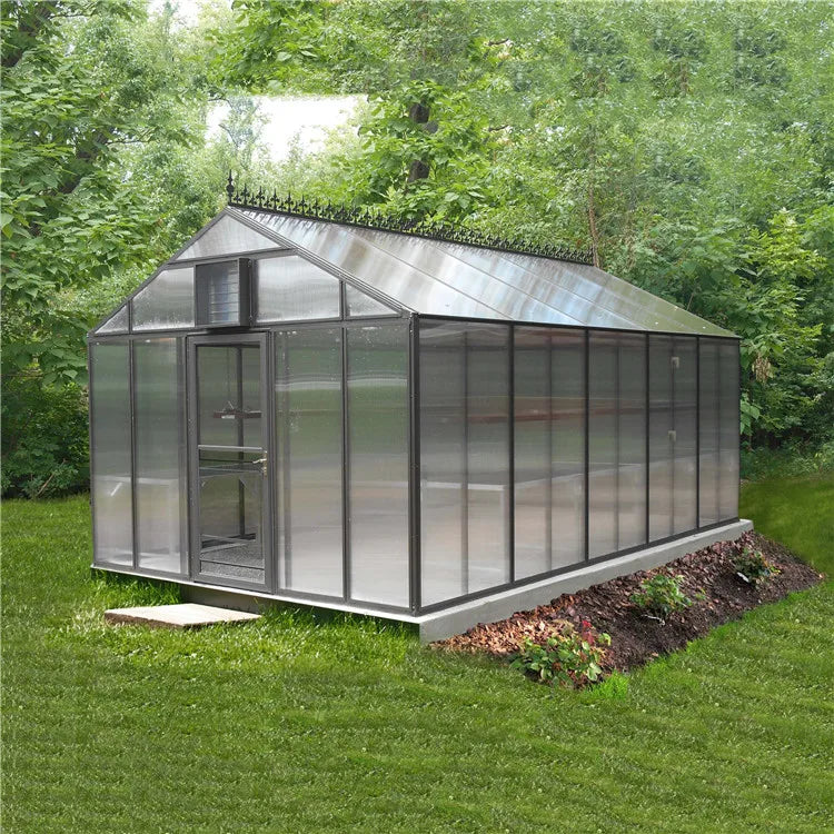 Factory Supply Nature Powder Coated Metal Easily Assembled Garden Small Aluminum Greenhouse