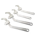 Adjustable Hook Wrench C Spanner Sliding Round Head Ratchet Adjustable Spanner Wrench